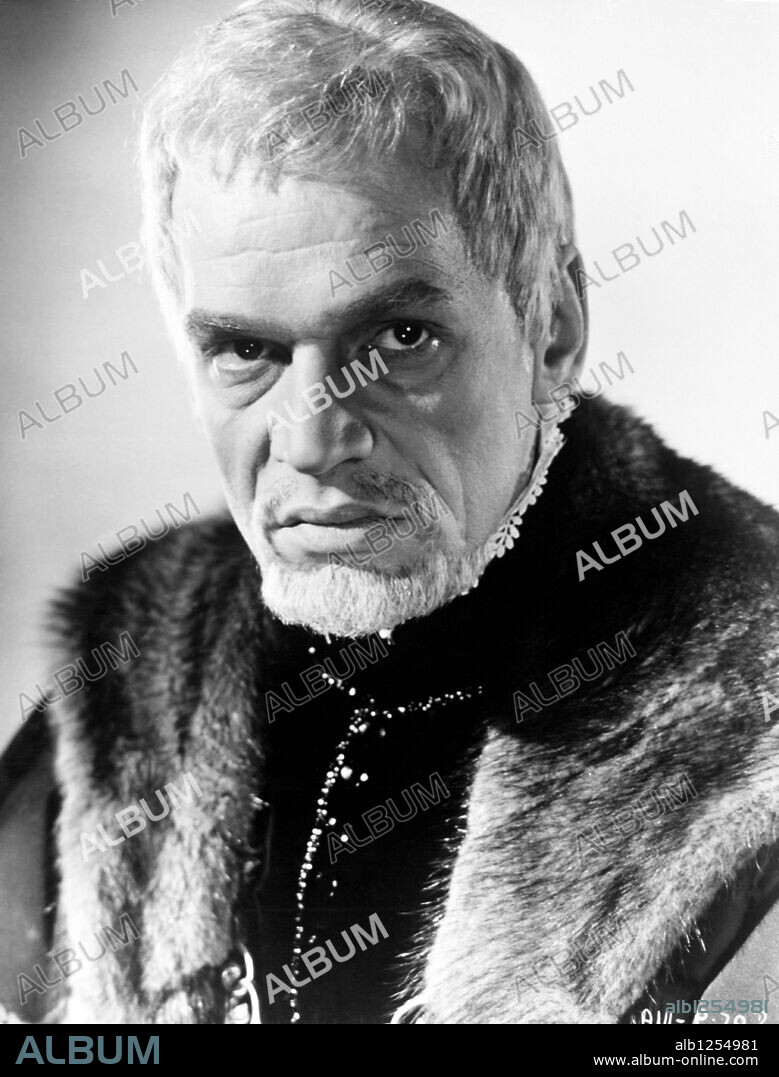 PAUL SCOFIELD en UN HOMBRE PARA LA ETERNIDAD, 1966 (A MAN FOR ALL SEASONS), dirigida por FRED ZINNEMANN. Copyright COLUMBIA PICTURES.