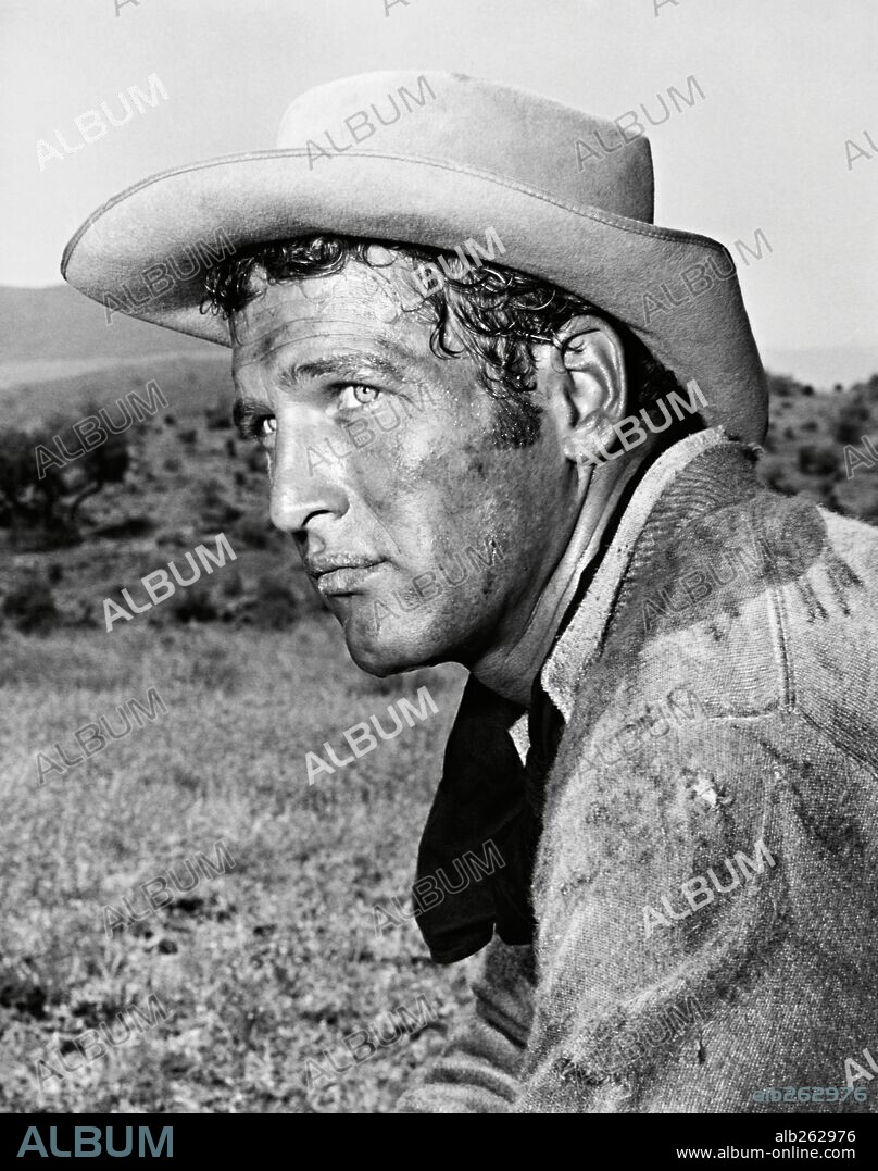 PAUL NEWMAN en EL ZURDO, 1958 (THE LEFT HANDED GUN), dirigida por ARTHUR PENN. Copyright WARNER BROTHERS.