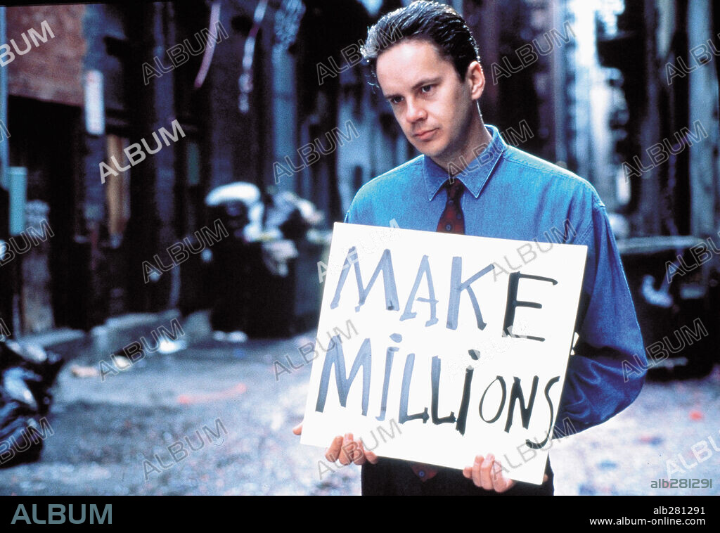 TIM ROBBINS en CIUDADANO BOB ROBERTS, 1992 (BOB ROBERTS), dirigida por TIM ROBBINS. Copyright COLUMBIA TRI STAR.