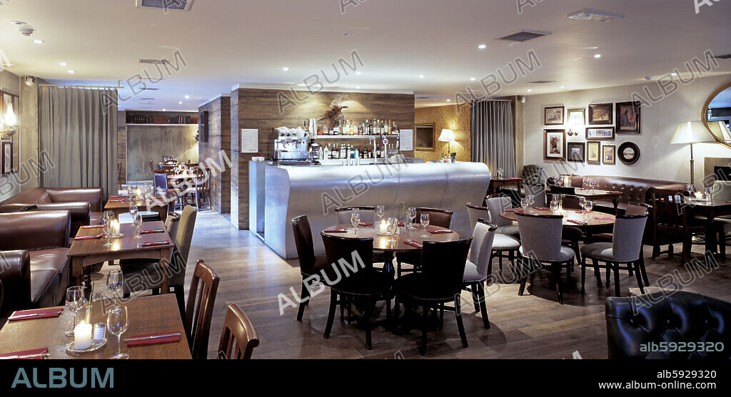 BOFFEY RESTAURANT OVERALL INTERIOR VIEW.