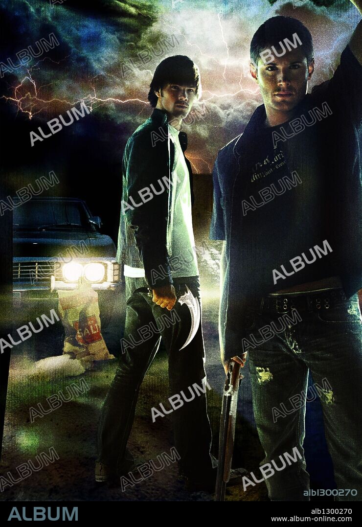 JARED PADALECKI and JENSEN ACKLES in SUPERNATURAL, 2005, directed by ERIC KRIPKE. Copyright KRIPKE ENTERPRISES/WARNER BROS TELEVISION/SUPERNATURAL FILMS.