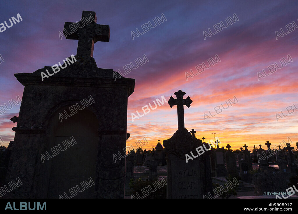 cementerio de llucmajor, Mallorca, islas baleares, Spain.