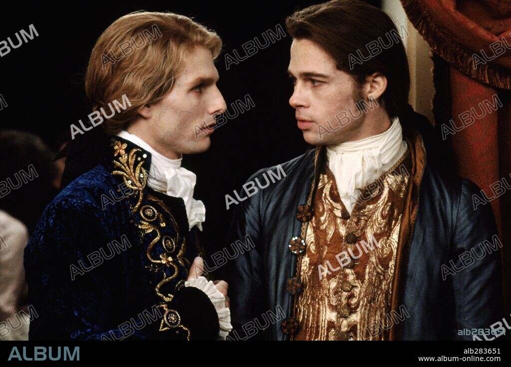 BRAD PITT et TOM CRUISE dans ENTRETIEN AVEC UN VAMPIRE - LES CHRONIQUES DES VAMPIRES, 1994 (INTERVIEW WITH THE VAMPIRE), réalisé par NEIL JORDAN. Copyright GEFFEN PICTURES.