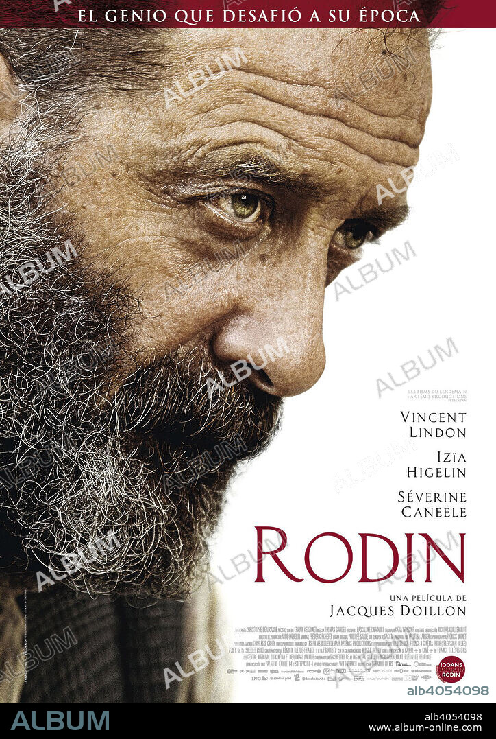 Poster of RODIN, 2017, directed by JACQUES DOILLON. Copyright Les Films du Lendemain / Artemis Productions / France 3 Ciné.