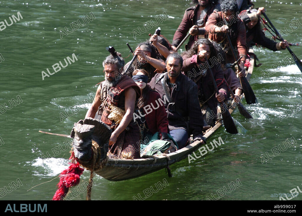 CLIFF CURTIS en RIVER QUEEN, 2005, dirigida por VINCENT WARD. Copyright SILVERSCREEN FILMS/THE FILM CONSORTIUM/ENDGAME ENTERTAINMENT.