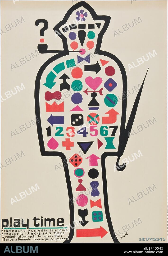 Poster de PLAYTIME, 1967, dirigida por JACQUES TATI.
