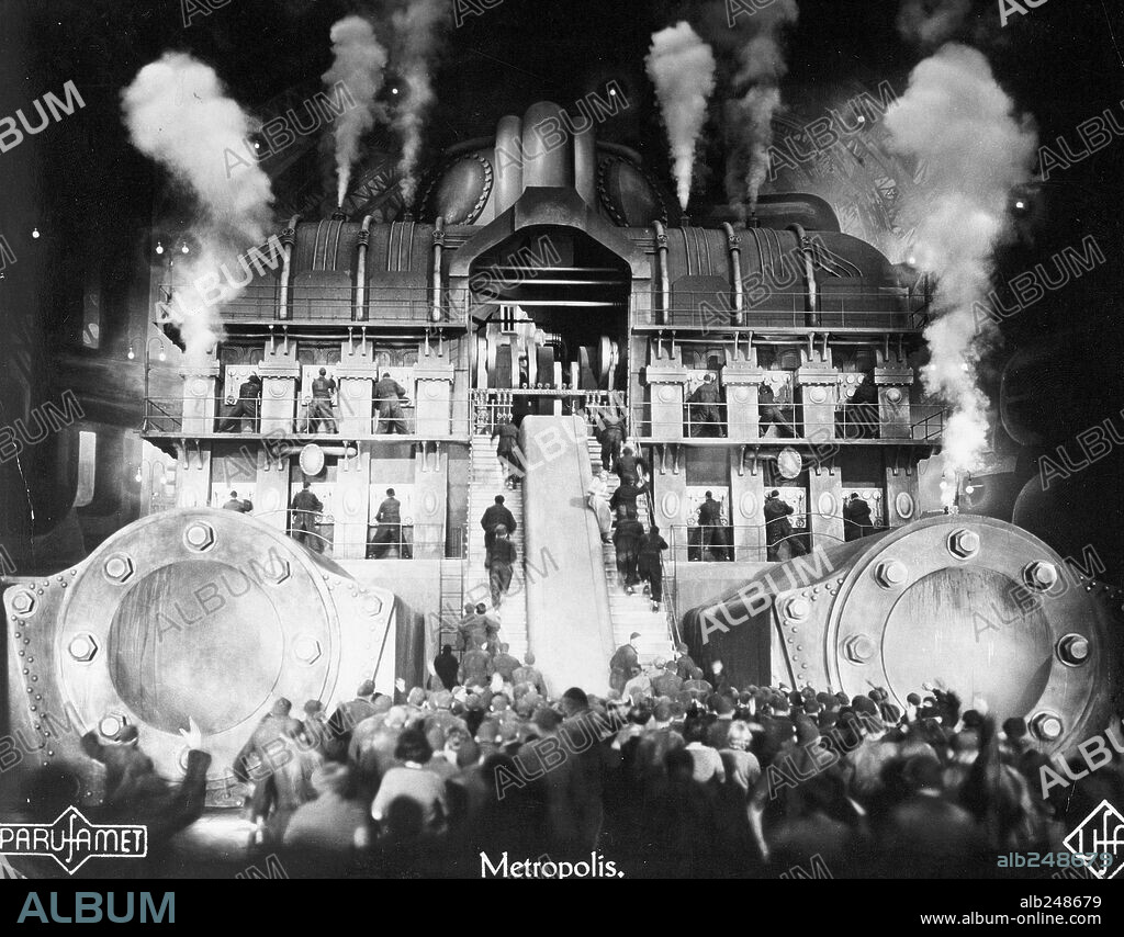 METROPOLIS, 1927, unter der Regie von FRITZ LANG. Copyright U.F.A.