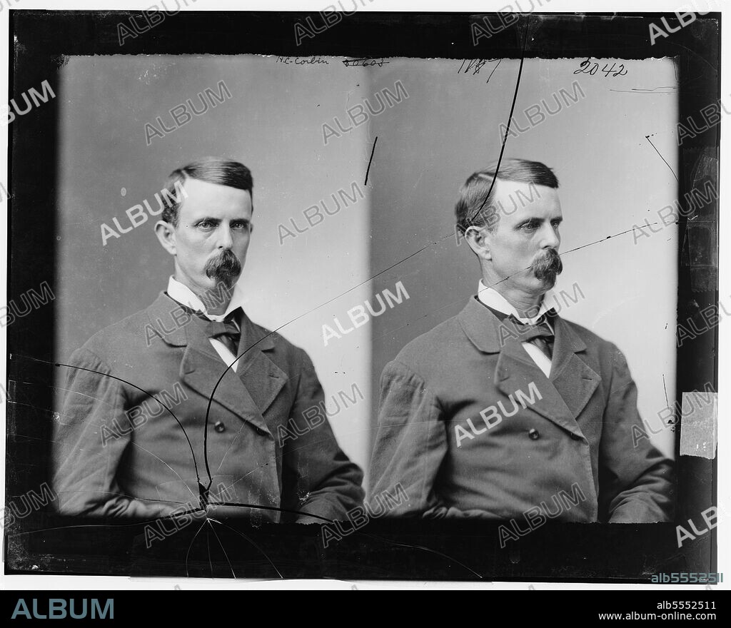 UNKNOWN. Colonel Henry Clark Corbin, 1865-1880. Corbin, Col. H.C. (not in uniform) U.S.A., between 1865 and 1880. [Adjutant General of the US Army].