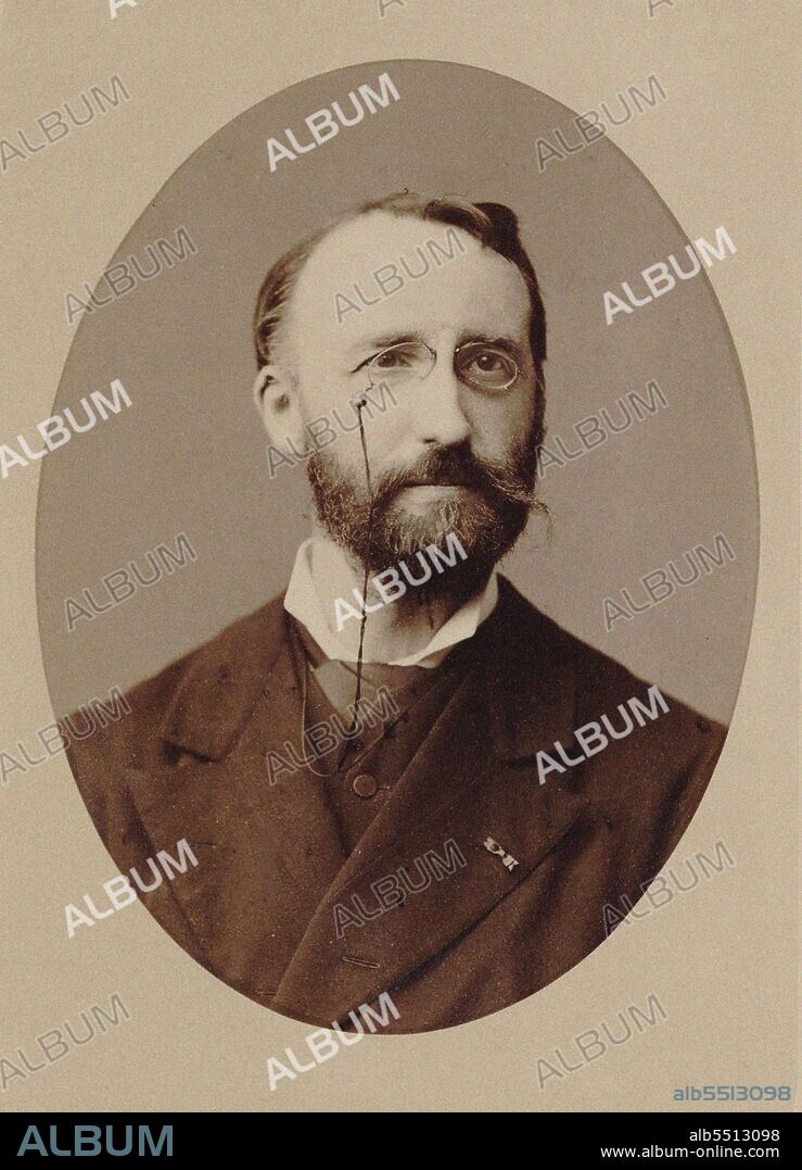 PIERRE PETIT. Portrait of the composer Théodore Dubois (1837-1924).