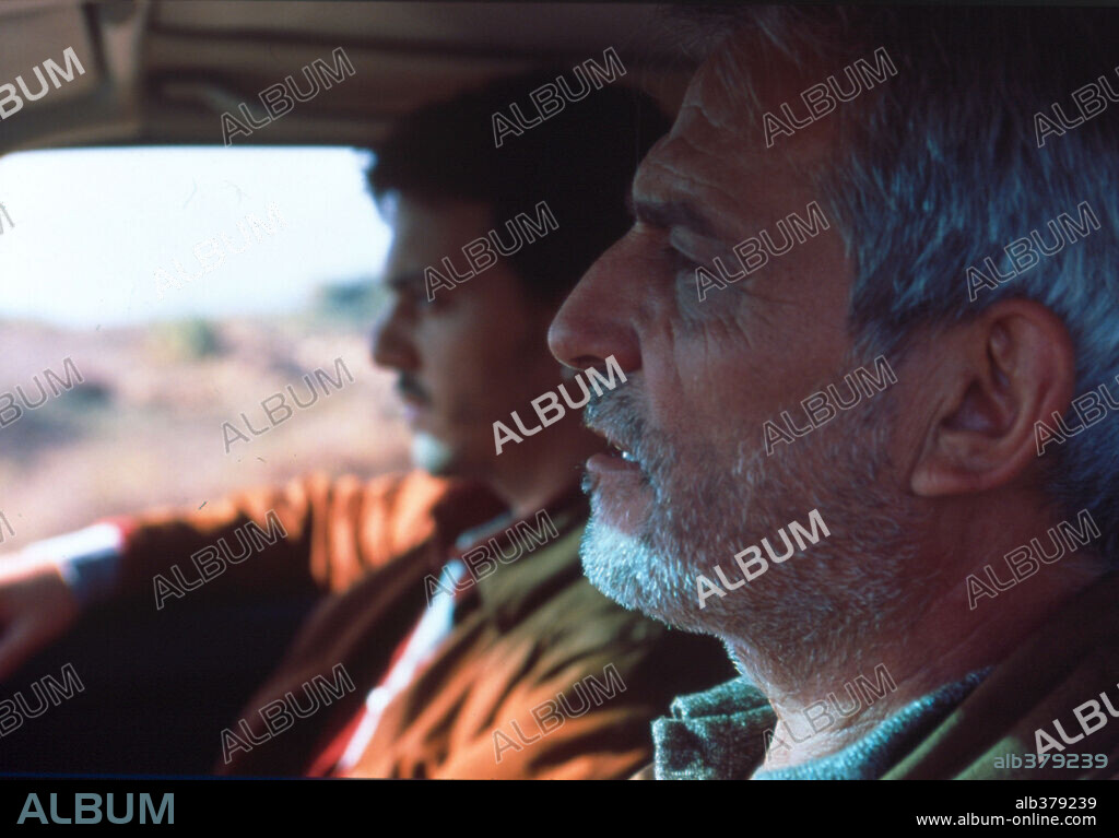 JOSE SANCHO and MIGUEL HERMOSO ARNAO in EL DESEO DE SER PIEL ROJA, 2001, directed by ALFONSO UNGRIA. Copyright CRE-ACCION FILMS/CARTEL.