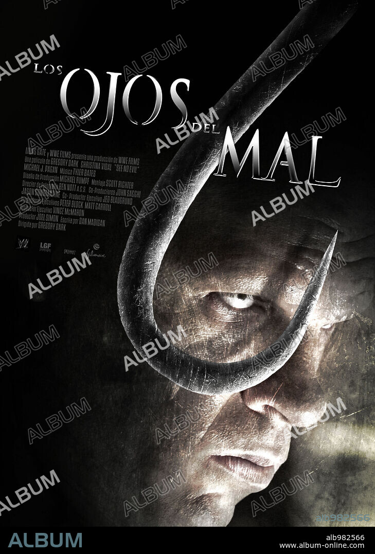 Poster de LOS OJOS DEL MAL, 2006 (SEE NO EVIL), dirigida por GREGORY DARK. Copyright WORLD WRESTLING ENTERTAINMENT (WWE)/LIONS GATE FILMS/WWE FIL.