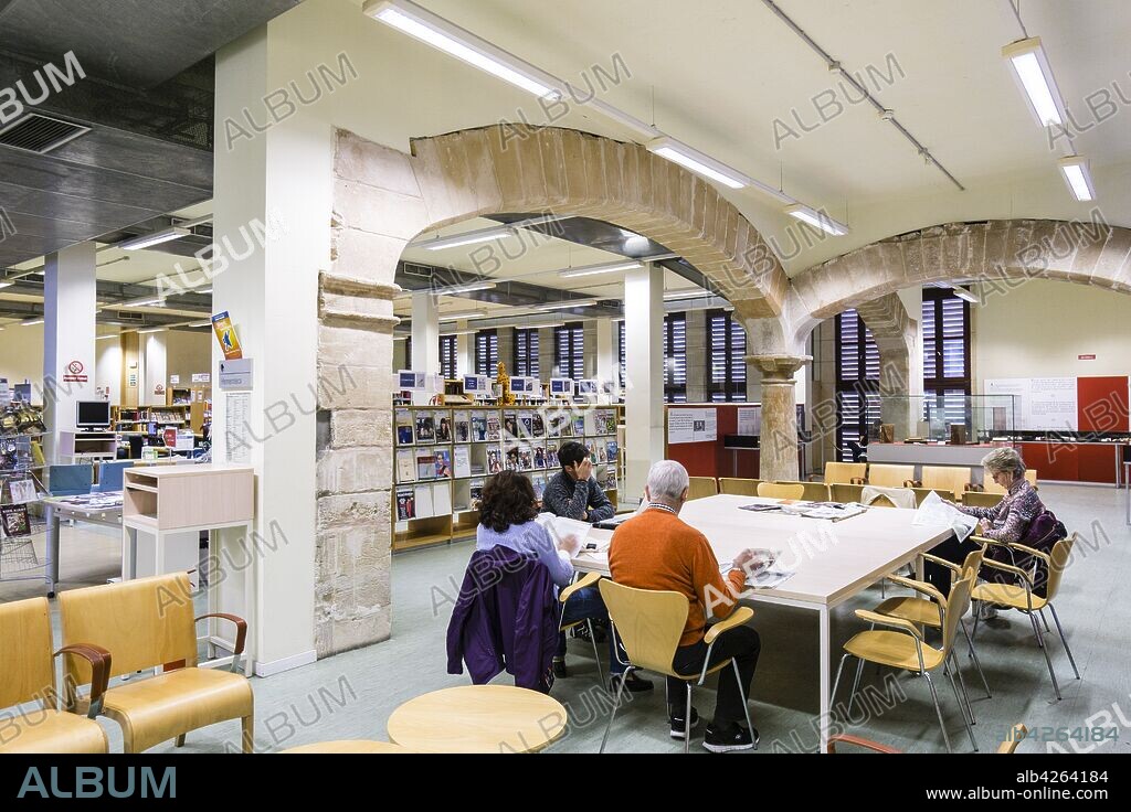 biblioteca Can Sales, Palma, Mallorca, Balearic Islands, Spain.