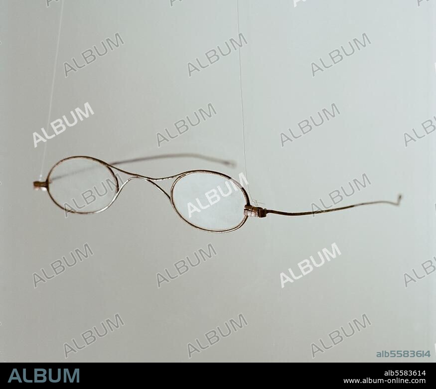 zu: Schubert, Franz Komponist, 1797-1828. Schuberts Brille. Privatbesitz.
