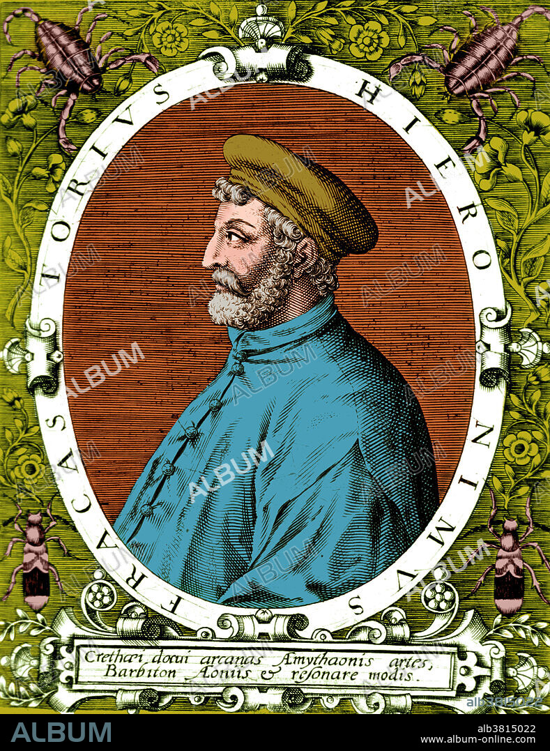 Girolamo Fracastoro (1478-1553) Italian physician, poet, astronomer, and geologist. He is best known for Syphilis, or the French Disease (1530), an account in rhyme of the disease he named. His intense study of epidemic diseases led to his On Contagion and Contagious Diseases (1546). The first scientific statement of the true nature of contagion, infection, disease germs, and modes of disease transmission, it stated that each disease is caused by a different type of rapidly multiplying minute body, transmitted by direct contact, by carriers such as soiled clothing or through the air. Widely praised in his time, Fracastoro's theory, soon obscured by the mystical doctrines of Paracelsus, fell into general disrepute until Louis Pasteur and Robert Koch proved it 300 years later.