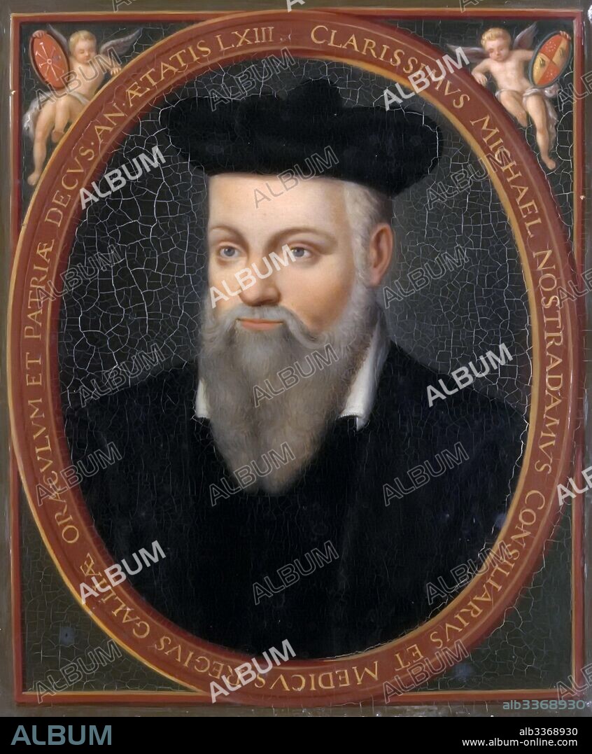 FRANçOIS MARIUS GRANET. Michel de Nostredame, called Nostradamus (1503-1566).