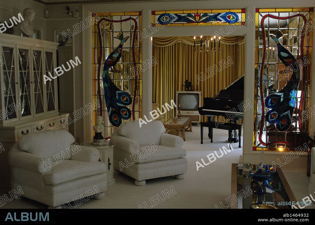 Tennessee. Memphis. Graceland Mansion to Elvis Presley (1935-1977). Inside. USA.