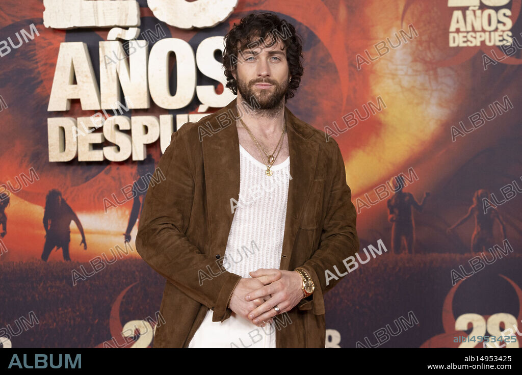 June 6, 2025, Madrid, Spain: Aaron Taylor-Johnson attended the '28 AÃ±os Despues' (28 Years Later) Photocall at the Rosewood Villamagna Hotel. (Credit Image: © Nacho Lopez/SOPA Images via ZUMA Press Wire).