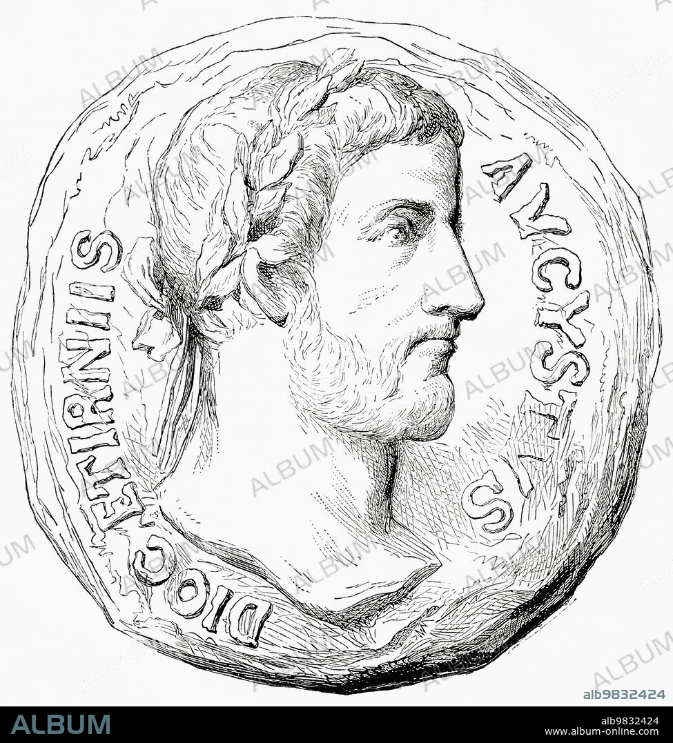 Titus Flavius Josephus, c.37 c.100 AD, born Yosef ben Matityahu. 1st-century Romano-Jewish historian and hagiographer. From Cassell's Illustrated Universal History, published 1883.