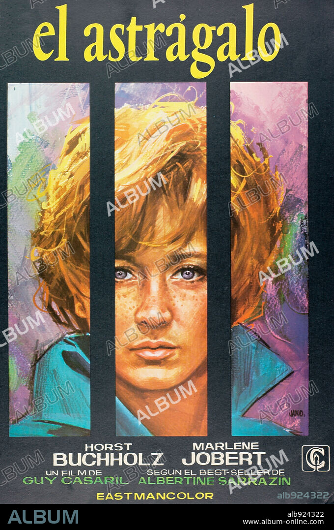 Poster de EL ASTRAGALO, 1968 (L' ASTRAGALE), dirigida por GUY CASARIL. Copyright CCC FILM.