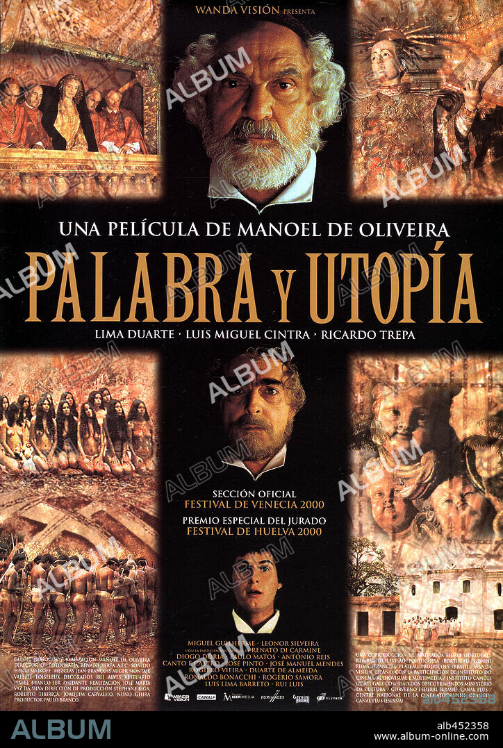 Poster of WORD AND UTOPIA, 2000 (PALAVRA E UTOPIA), directed by MANOEL DE OLIVEIRA. Copyright MADRAGOA FILMES/RTP/WANDA FILMS/GERMINI FILMS/PLATEAU PRODUÇ.