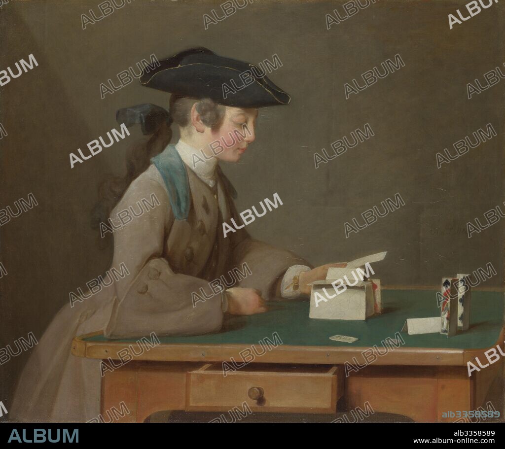 JEAN BAPTISTE SIMEON CHARDIN. The House of Cards.