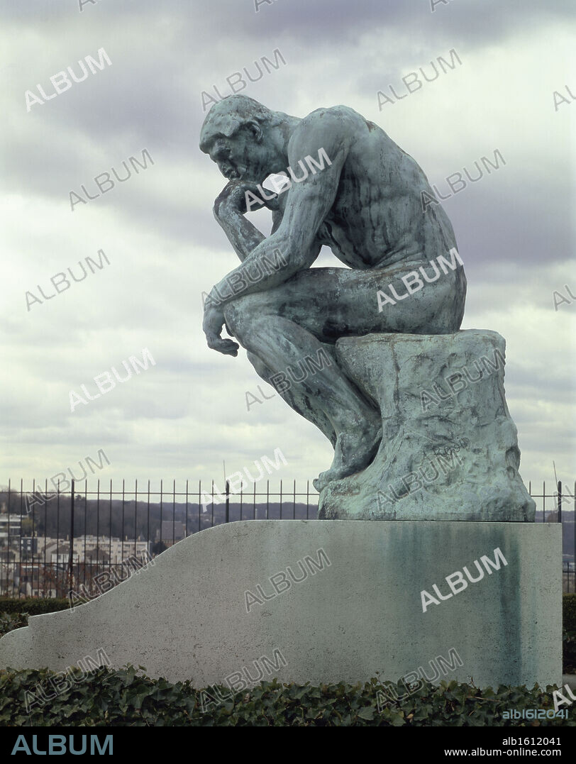 The Thinker   1880  Auguste Rodin (1840-1917/French)   Bronze   Musee Rodin, Paris.