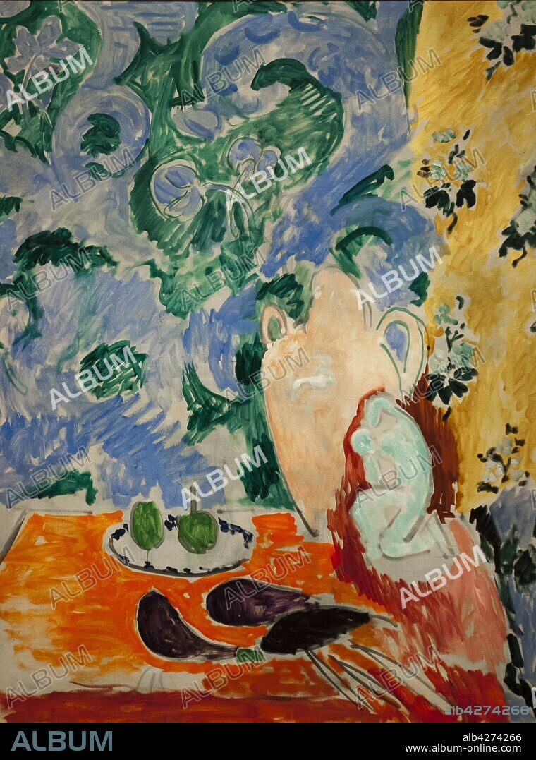 Henri Matisse / 'Bodegón con berenjenas', 1911, Óleo sobre lienzo, 116,2 x 89,2 cm.