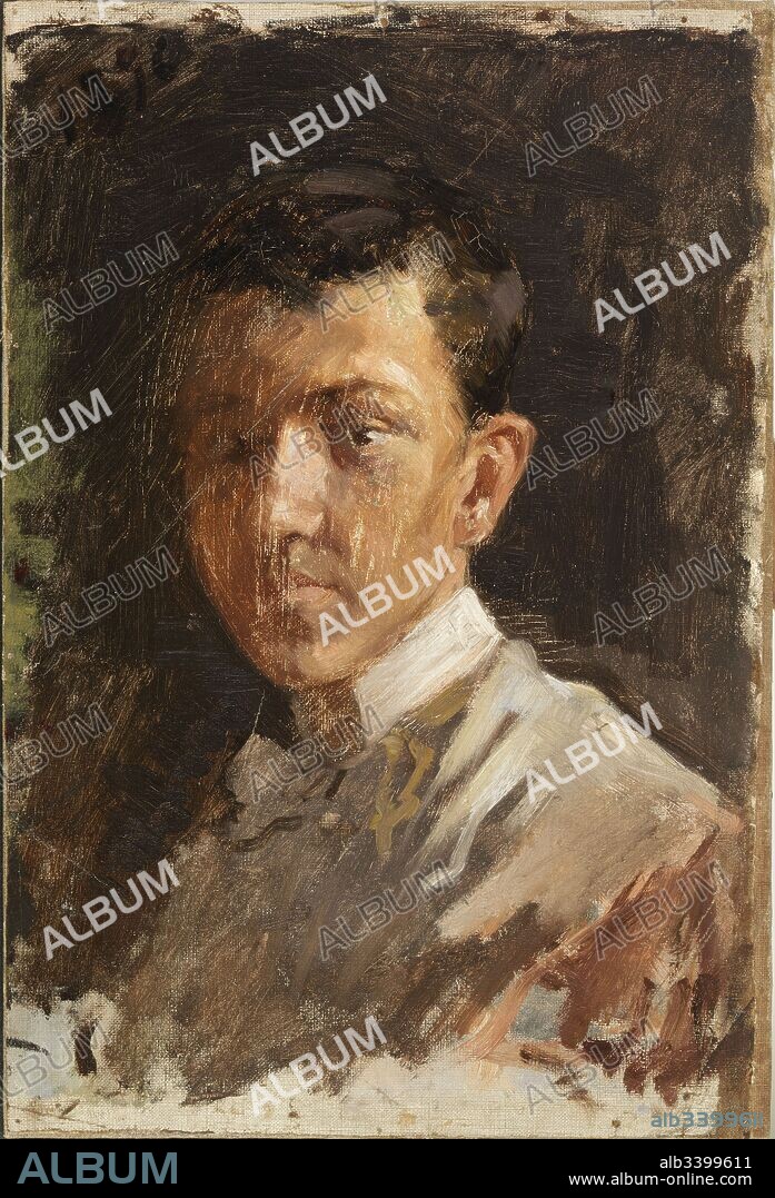 Pablo Picasso / 'Autorretrato', 1896, Óleo sobre tela, 46,4 x 31,5 cm, MPB 110.063.