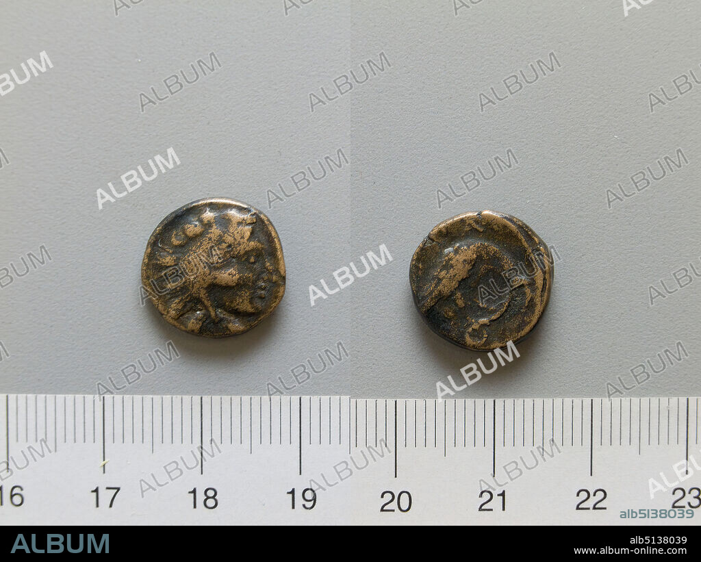 Ruler: Amyntas III, King of Macedon, ruled 393370/69 B.C.Mint: Macedonia, Coin of Amyntas III, King of Macedon from Macedonia, 393370 B.C., Copper, 3.33 g, 6:00, 15 mm, Made in Macedonia, Greek, 4th century B.C., Numismatics.