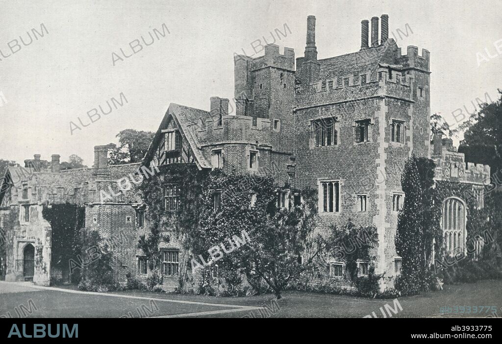 Compton Wynyates, Warwick', c1915. Compton Wynyates is a country house in Warwickshire, England. From The Connoisseur Volume XLI. [The Connoisseur Ltd., London, 1915].
