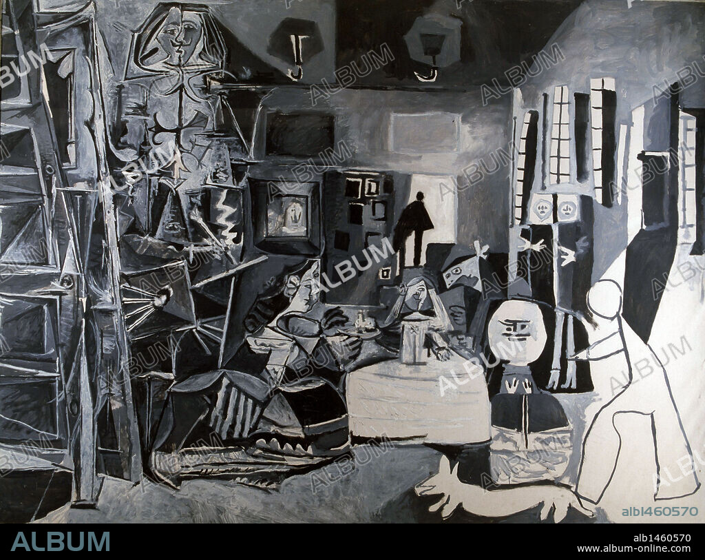 PABLO PICASSO. ARTE S. XX. ESPAÑA. PABLO RUIZ PICASSO (1881-1973). Pintor español. "LAS MENINAS". Museo Picasso. Barcelona. Cataluña.