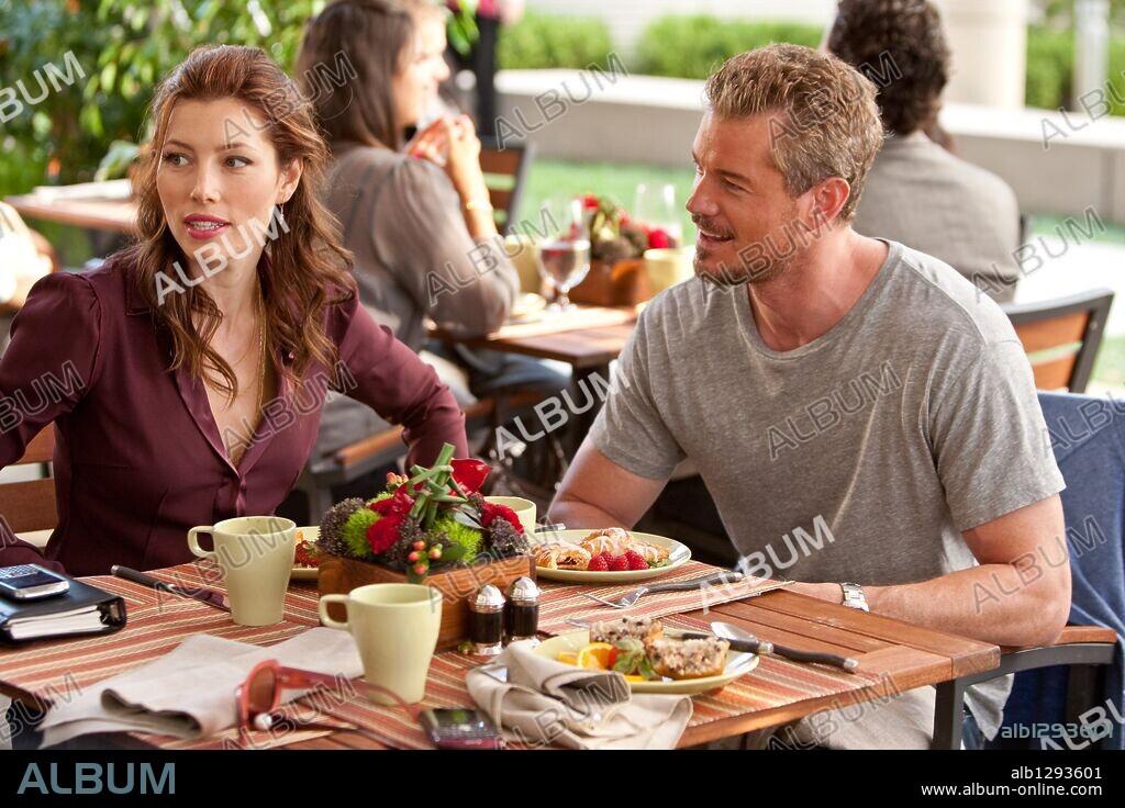 ERIC DANE y JESSICA BIEL en HISTORIAS DE SAN VALENTIN, 2010 (VALENTINE'S DAY), dirigida por GARRY MARSHALL. Copyright NEW LINE CINEMA / BATZDORFF, RON.