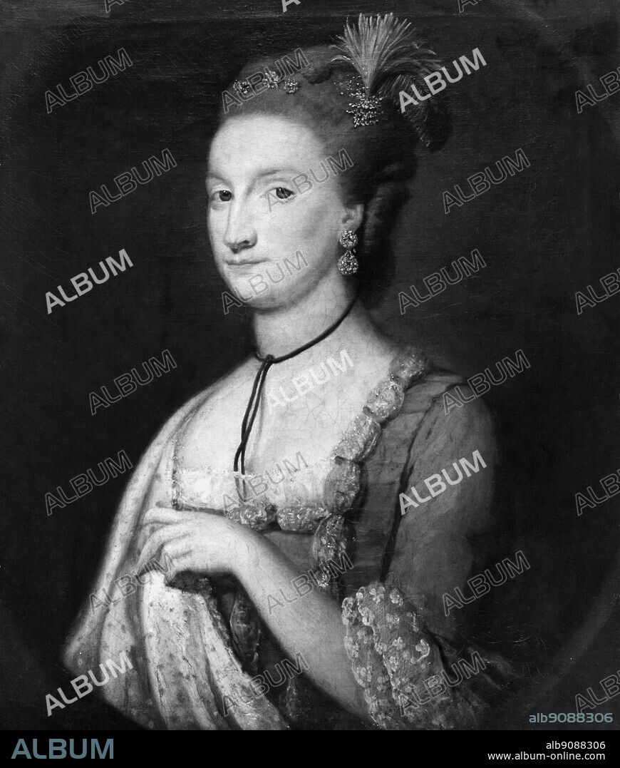 Elizabeth Keet, 6th Countess of Salisbury, 1774.. By Benjamin van der Gucht.