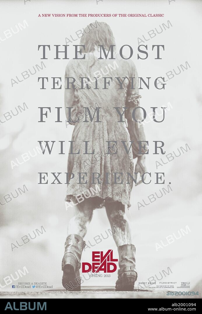 Poster de POSESION INFERNAL: EVIL DEAD, 2013 (EVIL DEAD), dirigida por FEDE ALVAREZ. Copyright GHOST HOUSE PICTURES.