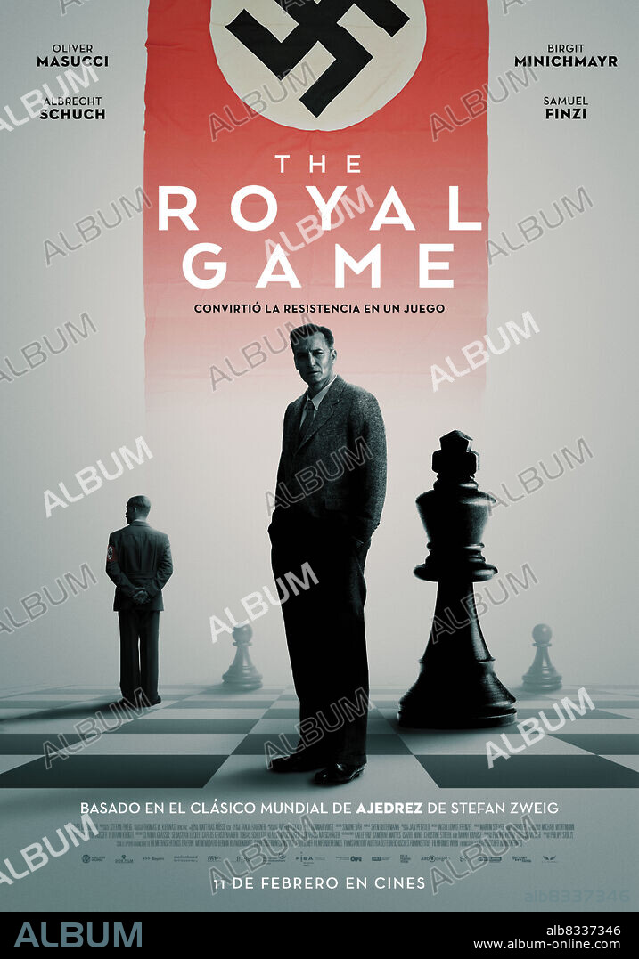 OLIVER MASUCCI in THE ROYAL GAME, 2021 (SCHACHNOVELLE), directed by PHILIPP STOLZL. Copyright WALKER WORM FILM.