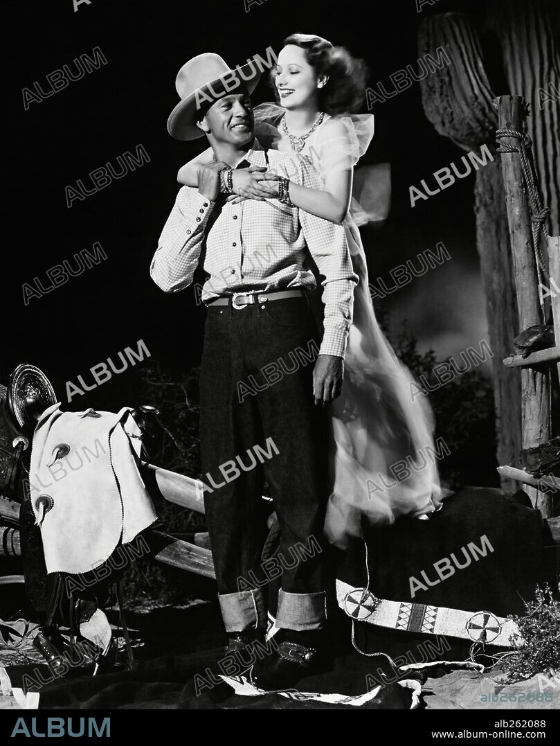 GARY COOPER and MERLE OBERON in THE COWBOY AND THE LADY, 1938, directed by H. C. POTTER. Copyright UNITED ARTISTS/SAMUEL GOLDWYN.
