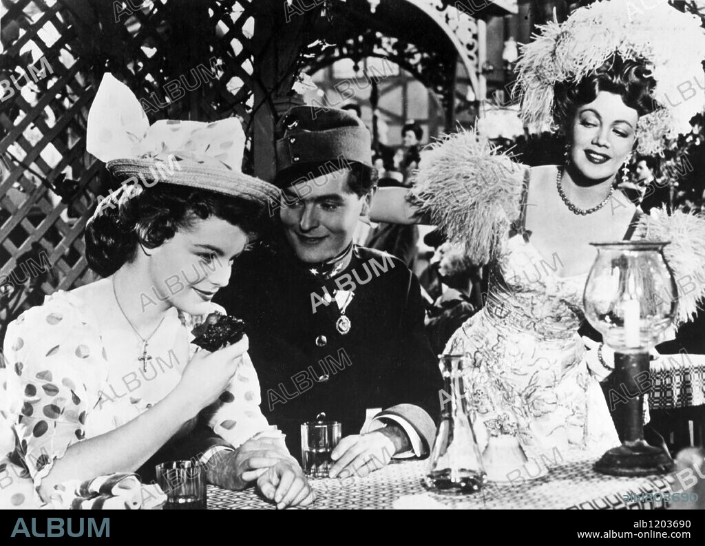 ROMY SCHNEIDER in DIE DEUTSCHMEISTER, 1955, directed by ERNST MARISCHKA. Copyright ERMA FILM.
