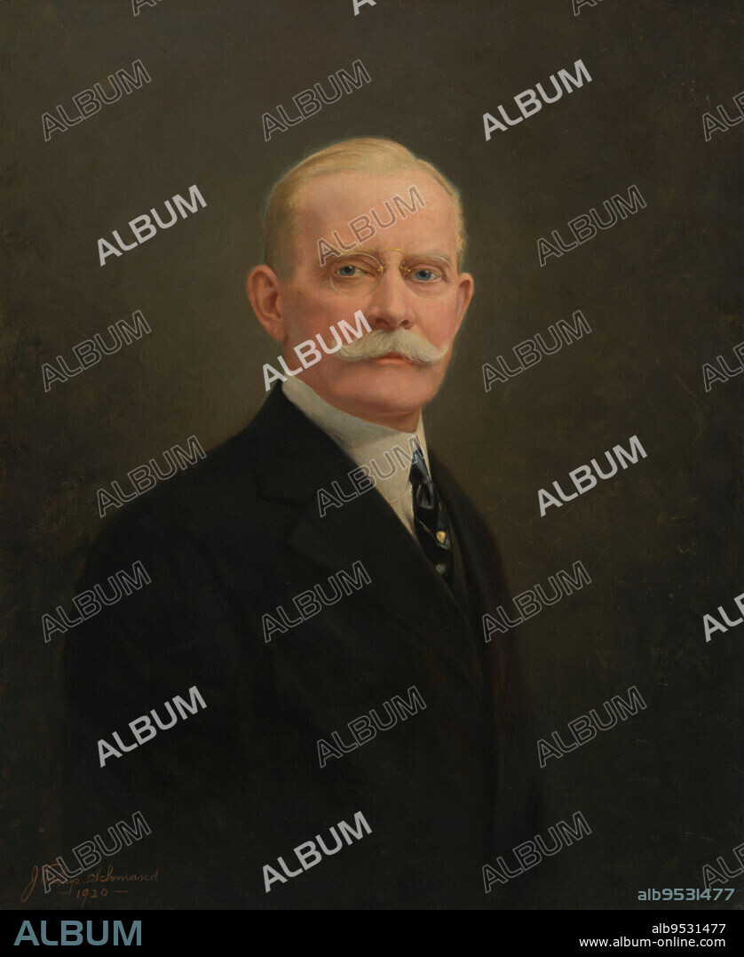 J. PHILLIP SCHMAND. John Henry Patterson. oil on canvas. Date: 1920.