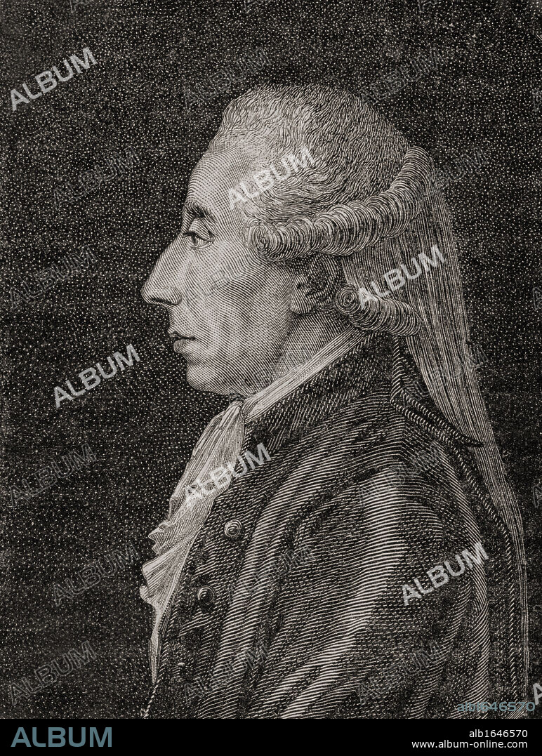 Jean Sylvain Bailly,1736-1793. French astronomer and politician. One of the leaders of the early part of the French Revolution. Engraved by Pannemaker-Ligny after De La Charlerie. From "Histoire de la Revolution Francaise" by Louis Blanc.
