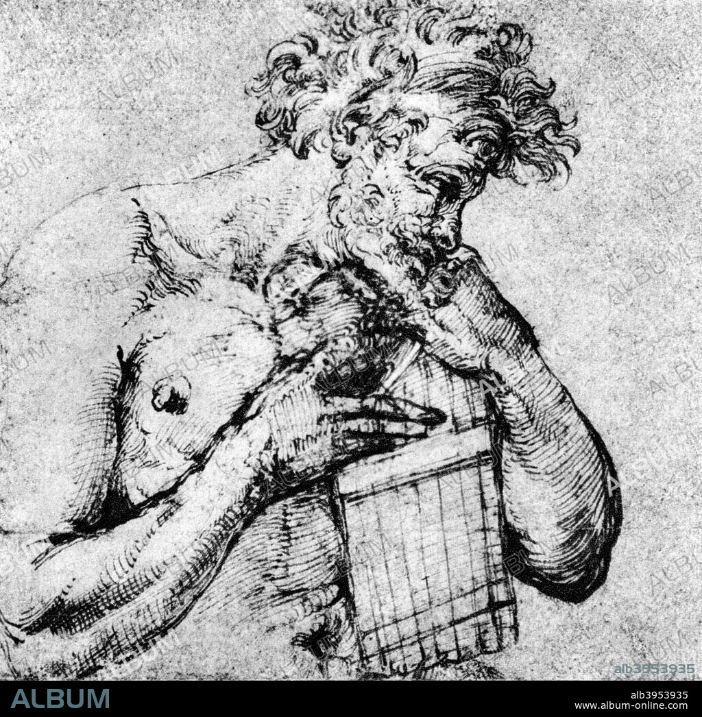 'Polyphemus', c1515, (1937). A print from Titian Paintings and Drawings, introduction by Hans Tietze, Phaidon Press, Vienna, 1937. Found in the collection of the Musee Wicar, Lille.