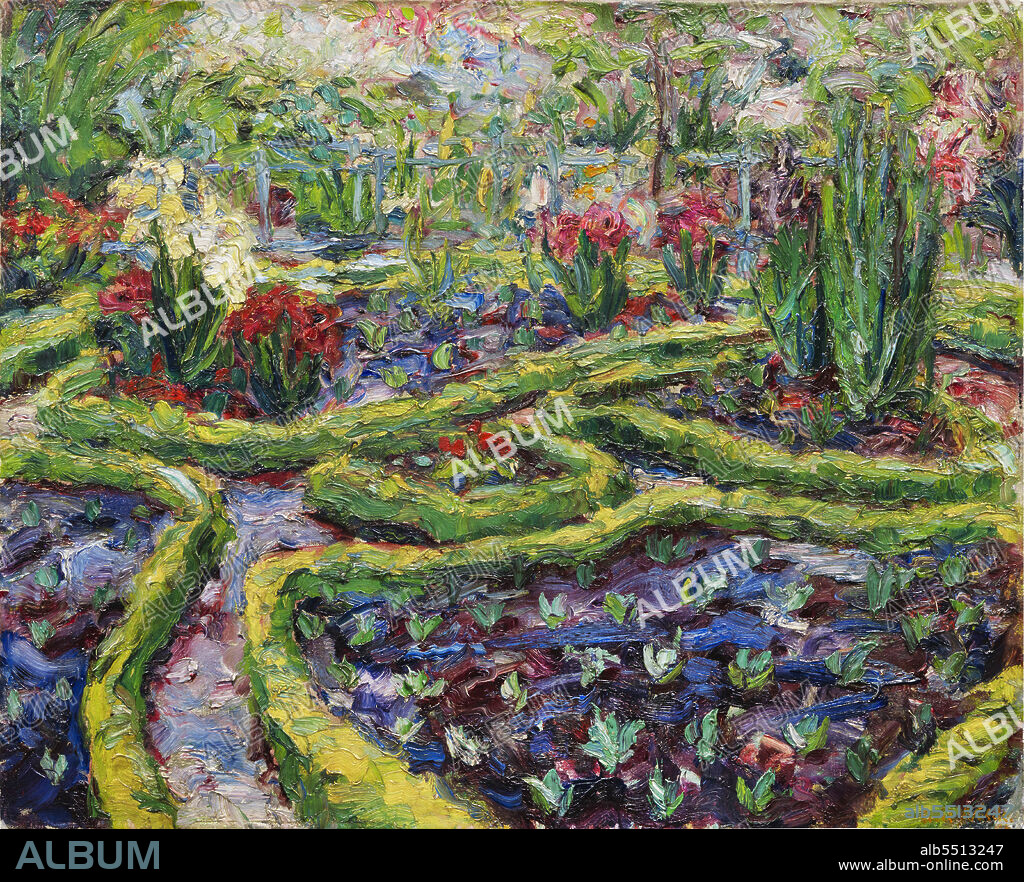 EMIL NOLDE. The Boxwood Garden.