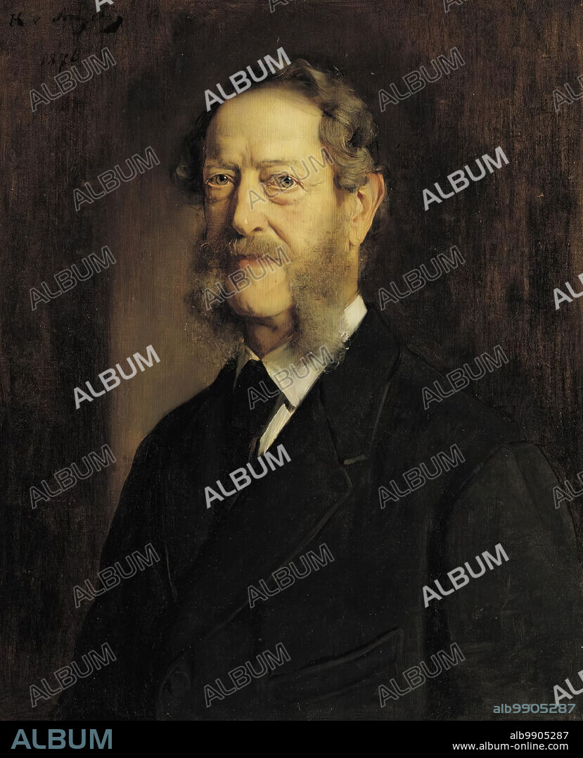 HEINRICH VON ANGELI. The poet Anastasius Grün (alias Anton Alexander Graf von Auersperg), 1876.