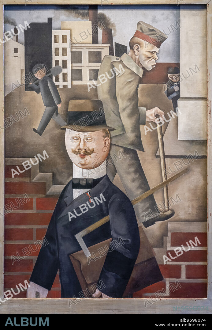 Grey Day, George Grosz, 1921, Berlin, Federal Republic of Germany.