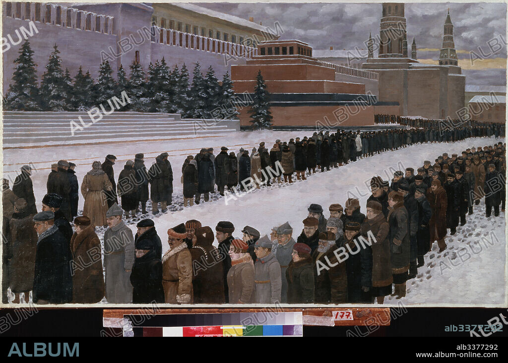 ALEXANDER VASILYEVICH OVCHINNIKOV. To the Lenin's Mausoleum.