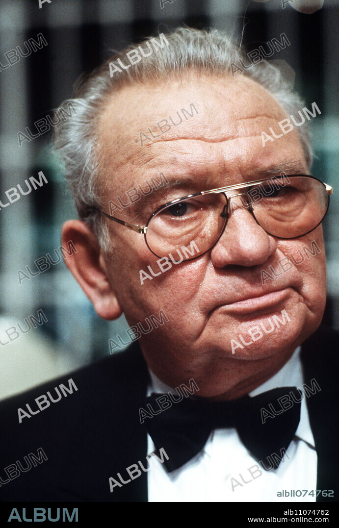Austrian actor, cabaret artist and director FRITZ MULIAR in SIBIRIA, folk play, Austria 1992.