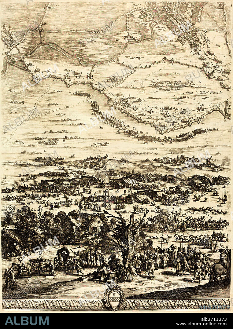 JACQUES CALLOT. The Siege of Breda [plate 5 of 6]. Dated: 1627/1628. Medium: etching.