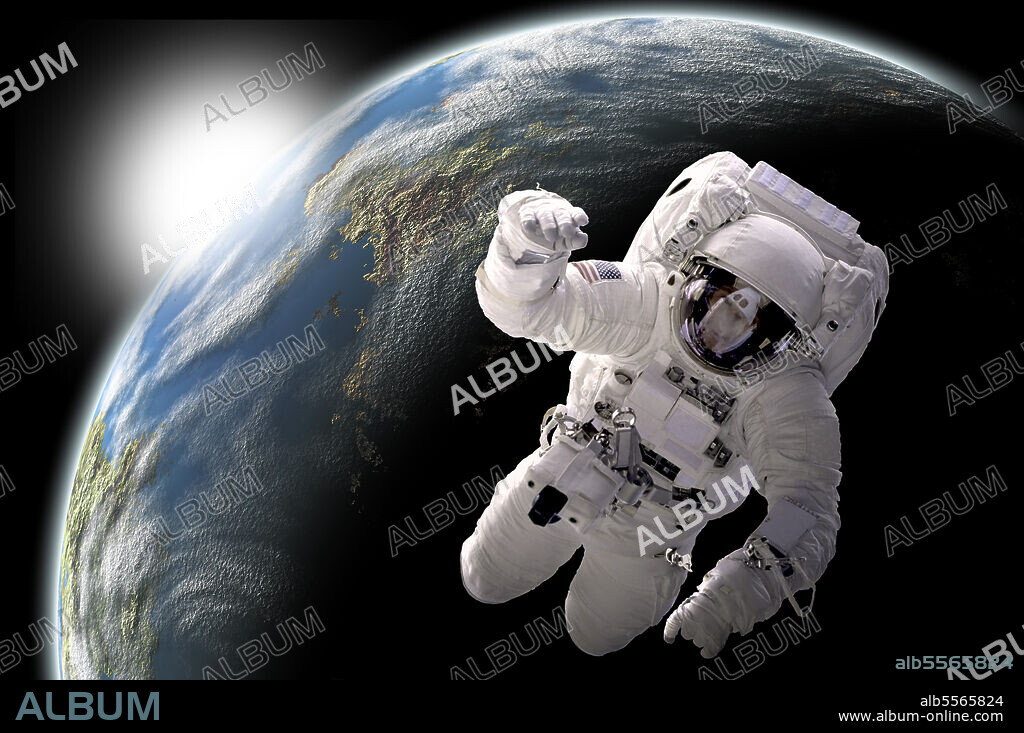 Astronaut or Spaceman Floating in the Space Editorial Stock Photo - Image  of exploring, dream: 121321918