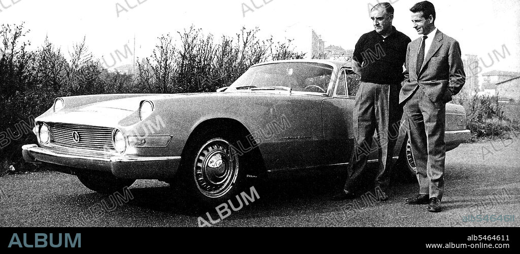 A 1960 Plymouth Silver Ray. Made by italian Enrico Nardi (1907–66, at left) and designed by Giovanni Michelotti (1921–80, at right)..