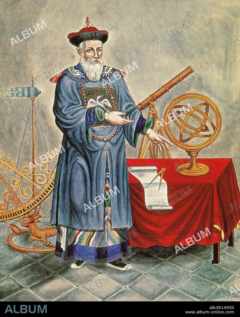 Father Ferdinand Verbiest (1623-1688) was a Flemish Jesuit missionary in China during the Qing dynasty. He was an accomplished mathematician and astronomer and proved to the court of Kangxi Emperor that European astronomy was more accurate than Chinese astronomy. He corrected the Chinese calendar and was later asked to rebuild and re-equip the Beijing Ancient Observatory He was a trusted friend to the Kangxi Emperor, who frequently requested his teaching, in geometry, philosophy and music. Verbiest worked as a diplomat and cartographer, and also as a translator, because he spoke Latin, German, Dutch, Spanish, Hebrew, and Italian. Verbiest died in 1688 shortly after receiving a wound from falling off a bolting horse.