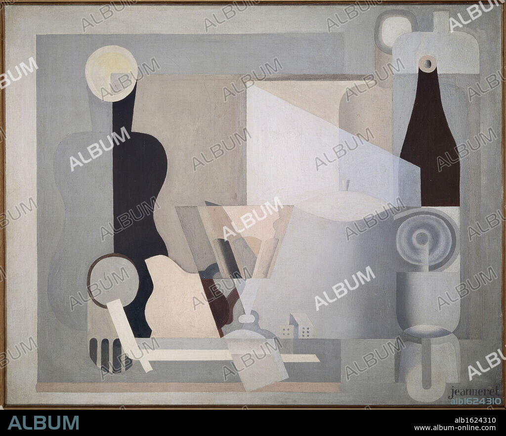 Pale Still Life with Lantern by Le Corbusier, 1922, 1887-1965, France, Paris, Le Corbusier Foundation.